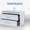 Aquanet 306369 Тумба Бостон new 100 цв.белый сатин (306369)