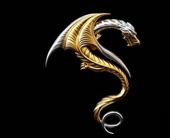Силиконовый молд Дракон №3 Ледяной дракон ( Игра престолов)