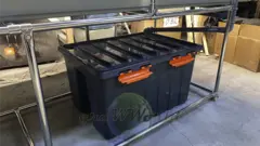 Многоярусный гидропонный стеллаж 5 ярусов B2500хД2100хШ600мм до 500 растений