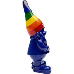 Фигура декоративная Gnome Standing Rainbow «Радужный стоячий гном» 21 см, Синий