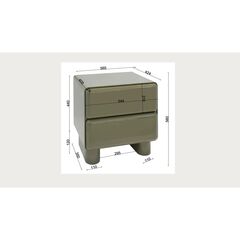 Комод Small Eliano Grey 57x57cm