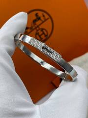 Браслет HERMES Kelly rose/white VGOLD