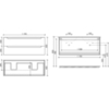 Sancos Norma 2.0 NR2.0120-2W Тумба подвесная, 119x45x50, цвет: белый
