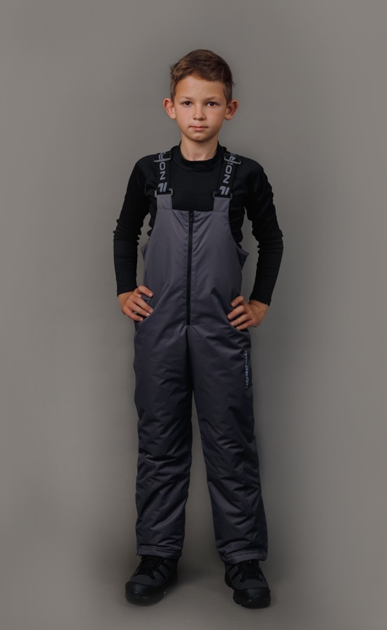 Nordski Kids теплые лыжные брюки детские grey