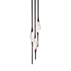 Подвесной светильник Pezzo 3 pearl black