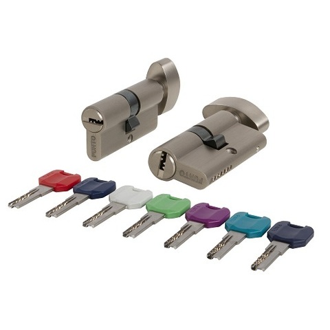 Цилиндровый механизм с вертушкой PUNTO MaxPro7002/60 mm (25+10+25) SN никель 7кл. /57545/
