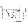 Duravit D-Code 21110900002 Чаша унитаза напольного под бачок
