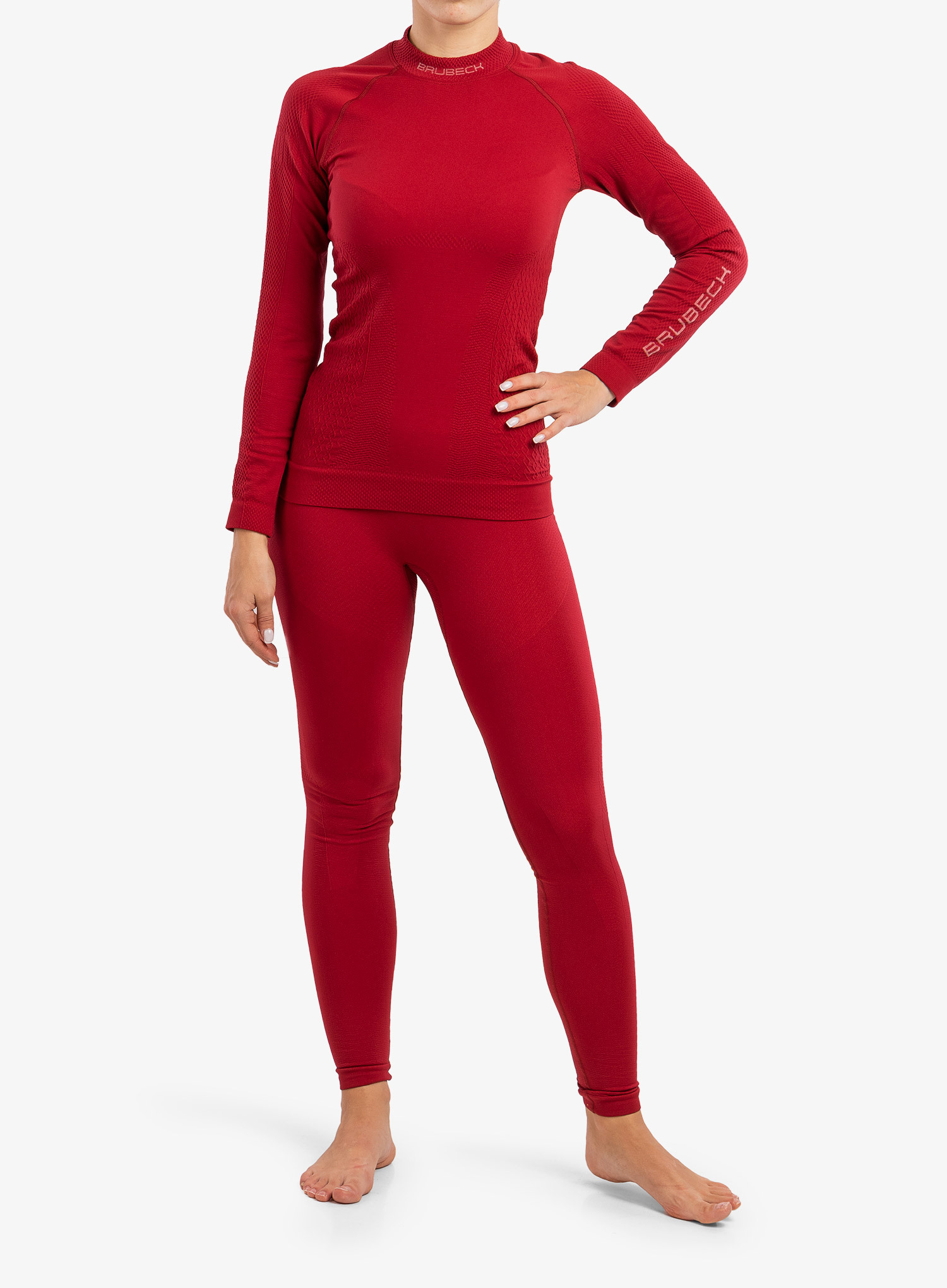 Женское теплое термобелье комплект Brubeck Extreme Thermo red - 3