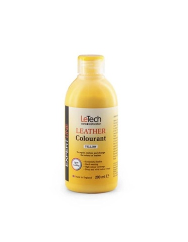 LeTech Expert Line Краска для кожи (Leather Colourant) Yellow, 200мл