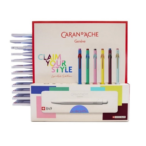 Ручка шариковая Caran d`Ache 849 Claim Your Style Edition 2 LE, Cobalt Blue (849.534)