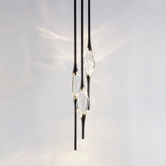 Подвесной светильник Pezzo 3 pearl black
