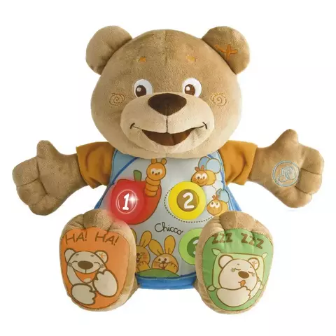 Chicco развивающая игрушка Говорящий мишка Тедди