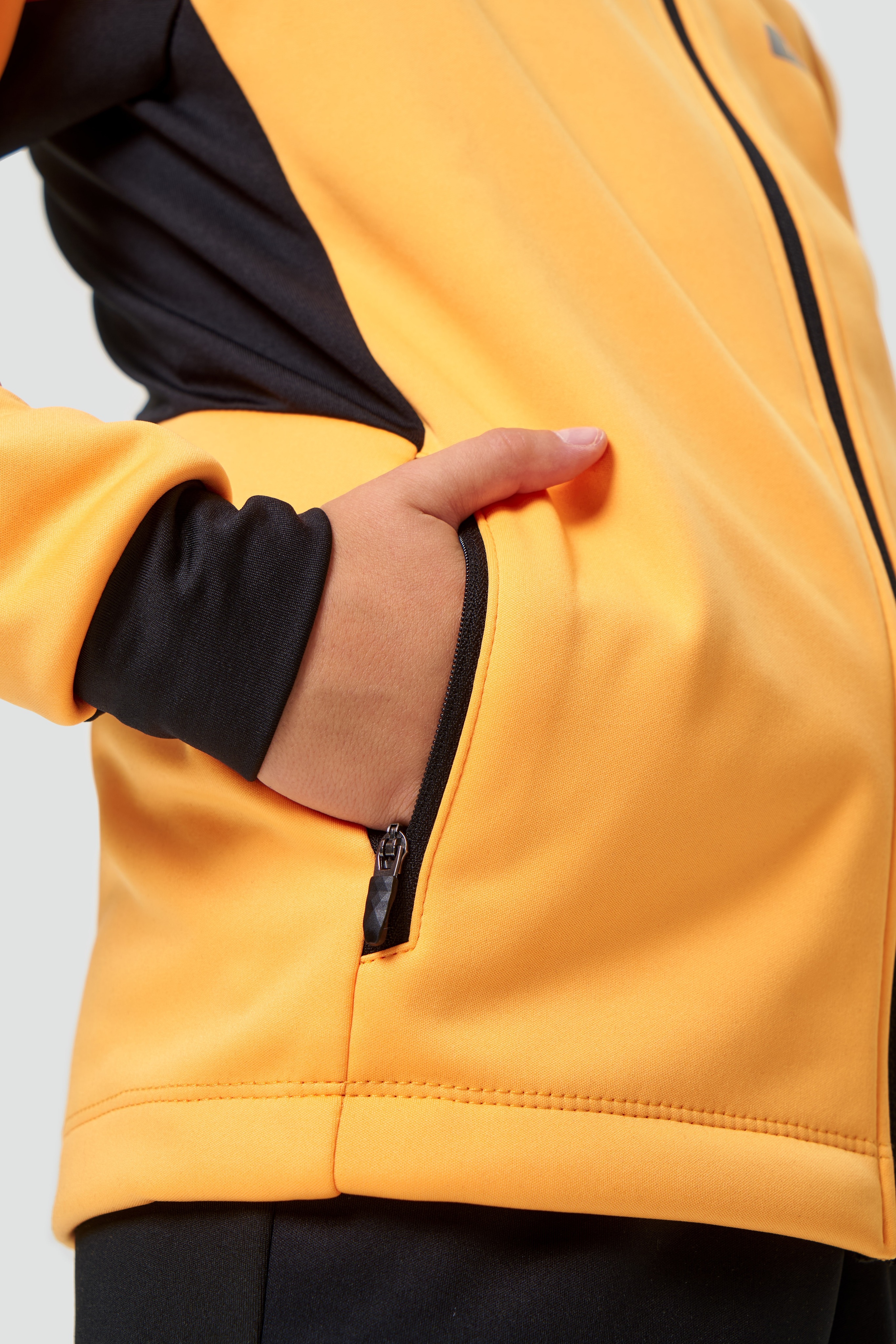 Детская лыжная куртка Nordski Jr. Core orange-black - 10