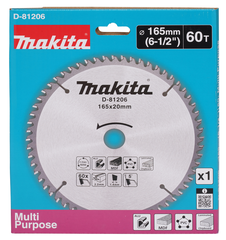 Пильный диск универсальный 165x20x2,2/1,4x60T Makita D-81206