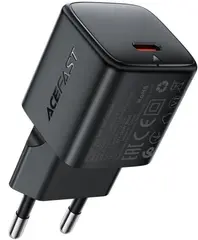 Зарядное устройство ACEFAST A117 Fast Wall USB-C PD 20W GaN Charger, черный
