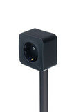 Кабель-канал MultiSet 20x12х2000 мм арочной формы ПВХ Антрацит IMT20120BK Systeme Electric — фото 2