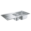 GROHE K400 31567SD0 Мойка кухонная с двумя чашами