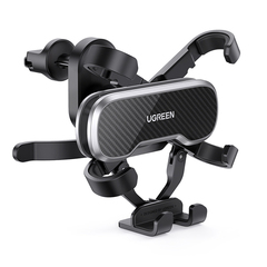Держатель автомобильный UGREEN LP228 (80871) Gravity Phone Holder for Car with Hook для мобильных устройств, черный