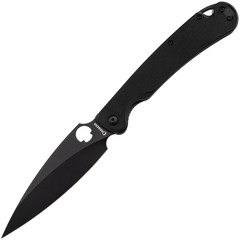 Фото Складной нож Daggerr Sting XL all black DLC, сталь D2, рукоять G10