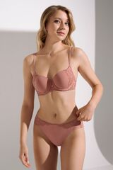 Трусы бразилиана LISCA NINA 22317_Пыльная роза