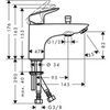Hansgrohe Logis 71315000 Смеситель на борт ванны на 1 отверстие