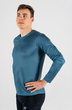 Элитная беговая рубашка лонгслив Noname Air T-Shirt LS UX Dark Blue