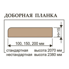 Купить Добор прибивной массив сосны Profilo Porte