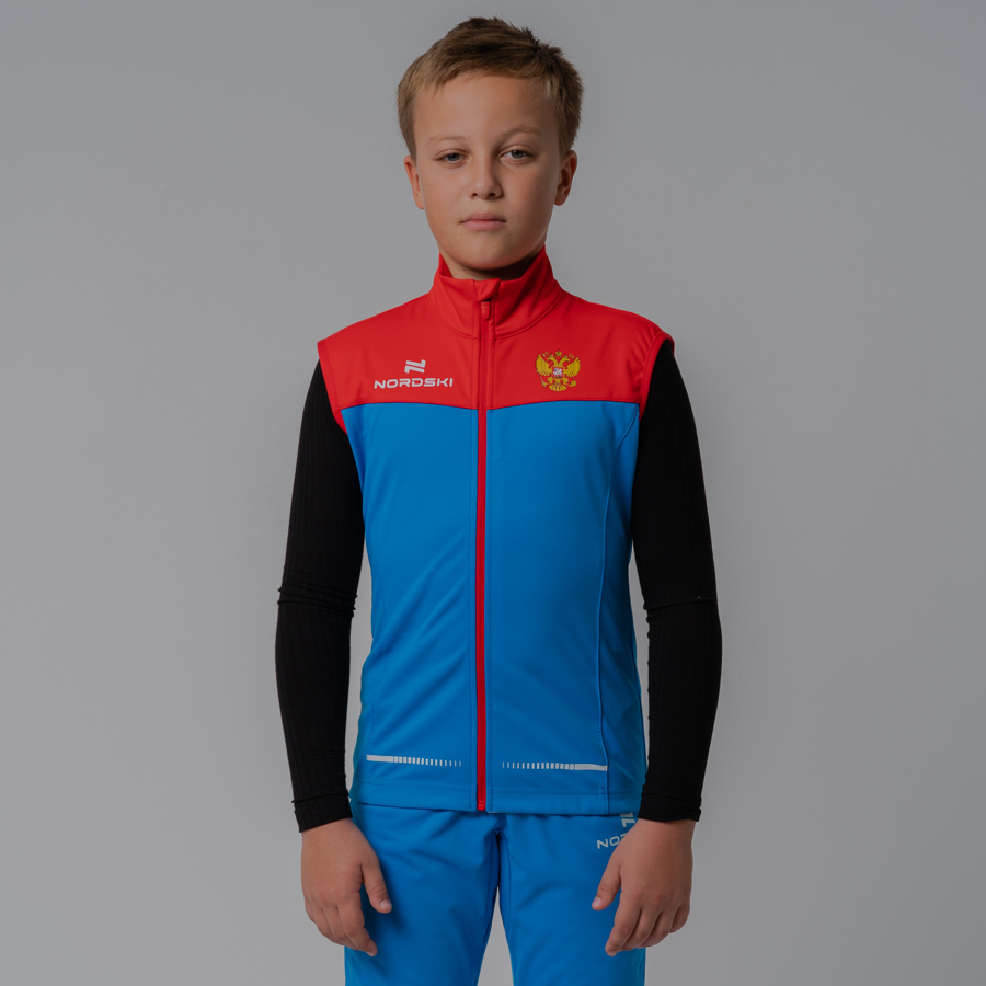 Nordski Jr Pro Rus лыжный жилет детский