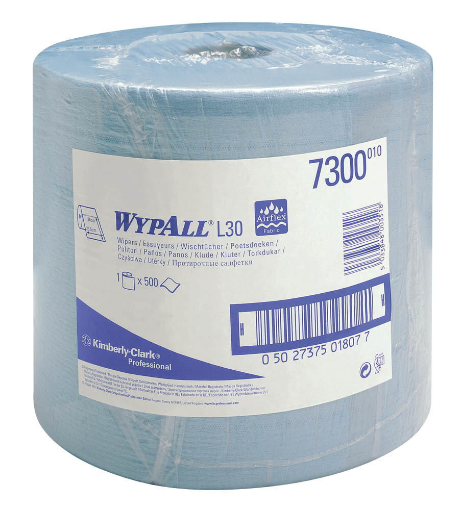 Kimberly-Clark WYPALL L30 Extra Plus (1*500л) - Протирочные салфетки