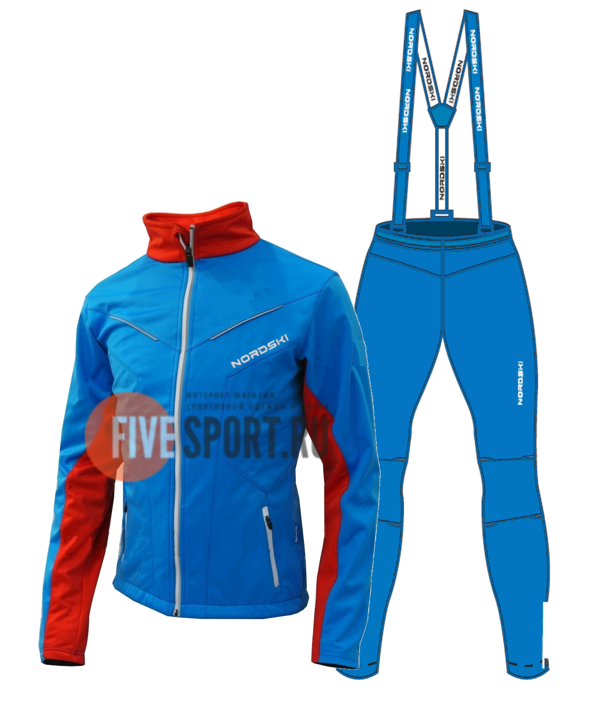 Nordski National  лыжный костюм женский blue