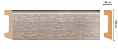 Плинтус напольный Decomaster D234-77 58х16х2400мм