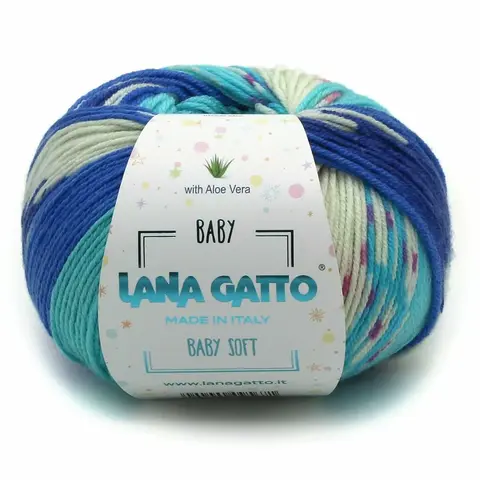 Lana Gatto Baby Soft Print!!!(100% меринос экстрафайн 50 гр/170 м)