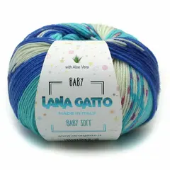Lana Gatto Baby Soft Print!!!(100% меринос экстрафайн 50 гр/170 м)