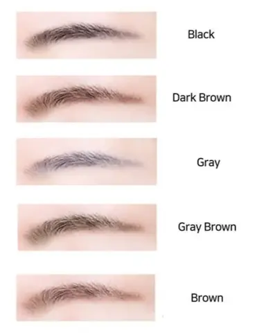 Anjo Professional Eyebrow Pencil Triangular Black Треугольный карандаш для бровей черный, 1 шт