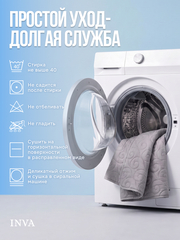 Наперник на молнии стеганый 50х70 см чехол для подушки 1 шт