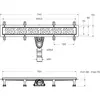 Cezares SLIDER-LD-70-BORO Душевой лоток 70 см