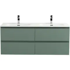 BelBagno KRAFT-1200-4C-SO-VO База под раковину подвесная с фрезерованными ручками по всей длине фасада с чет-мя выкатн. ящ., Еловый Мат., 1200x455x500 фото