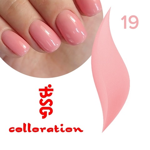 BSG Colloration, №19  Розовый с мельчайшим шимером купить за 650&nbsp;руб
