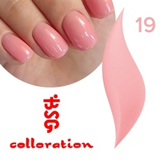 BSG Colloration, №19 Розовый с мельчайшим шимером BSG Colloration, №19 Розовый с мельчайшим шимером