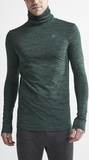Утеплённая беговая рубашка Craft Fuseknit Comfort Green мужская