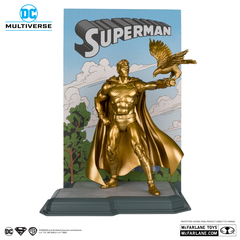 Фигурка McFarlane Toys DC: Superman (Centennial Park Tribute Statue) Gold Statue