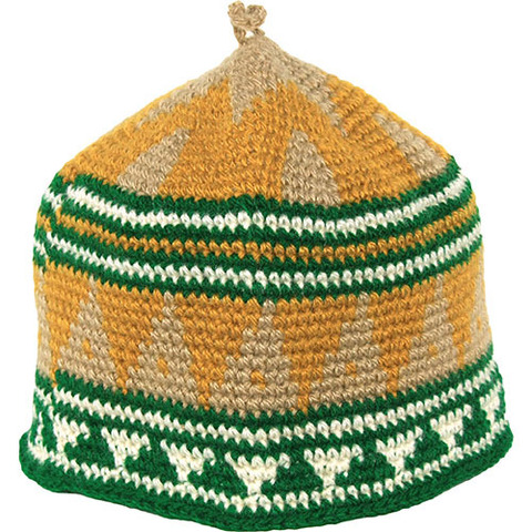 Шапка вязаная для бани Woodson Viking (орнамент, без косичек) - 8
