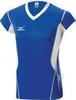 Футболка волейбольная Mizuno Premium W'S Cap Sleeve blue - 1