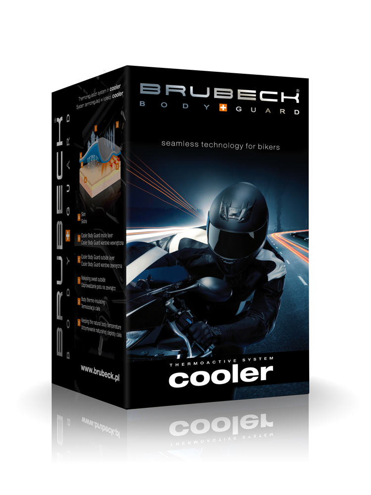 Brubeck Motor Cooler комплект термобелья унисекс черный - 19