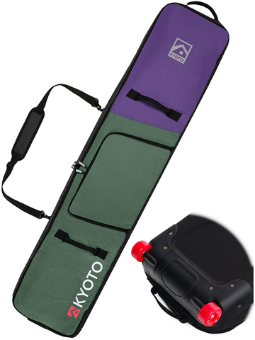 Картинка чехол для сноуборда Kyoto Sumo Roll khaki-purple - 4