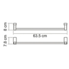 WasserKRAFT Lopau K-6030 Полотенцедержатель, цвет: хром