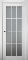 Дверь Анси / Цвет Дуб бранта / Сатин двусторонний каленый / Двери Belwooddoors