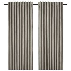 Комплект штор IKEA LAGEROLVON (ЛАГЕРОЛЬВОН), Бежевый, 145x250 см, 2 шт