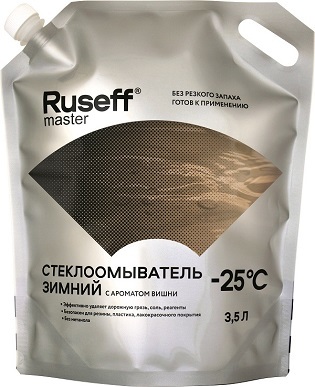 Жидкость омывателя незамерзающая -25C Ruseff Master готовая 3,5л