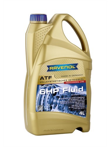 Масло трансмиссионное Ravenol ATF 6 HP Fluid синтетическое 4 л